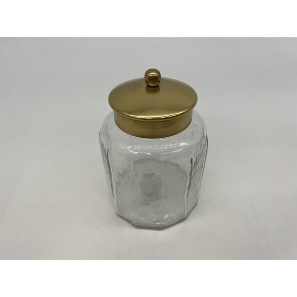 Anthropologie Janie Glass Container Size Small New In Box - Picture 2 of 6